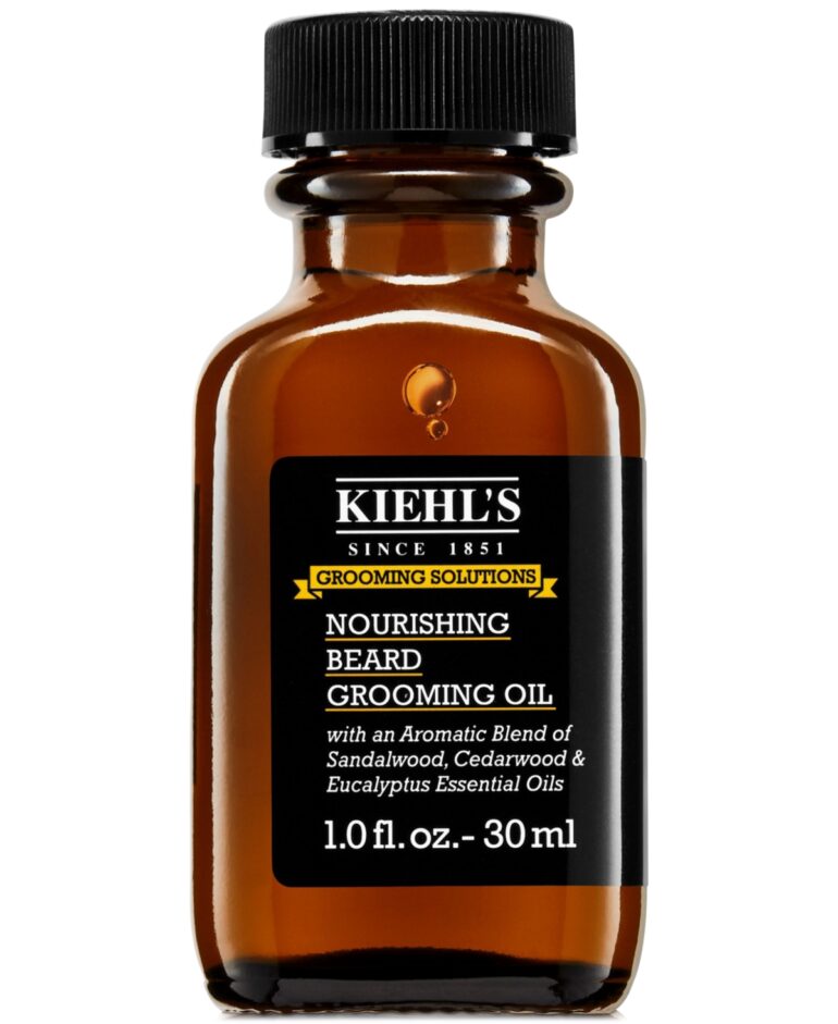 Kiehl's Since 1851 Grooming Solutions Nourishing Beard Grooming Oil, 1-oz.
