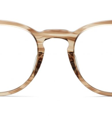 Percey Wide LBF Eyeglasses in Chestnut Crystal (Non-Rx)