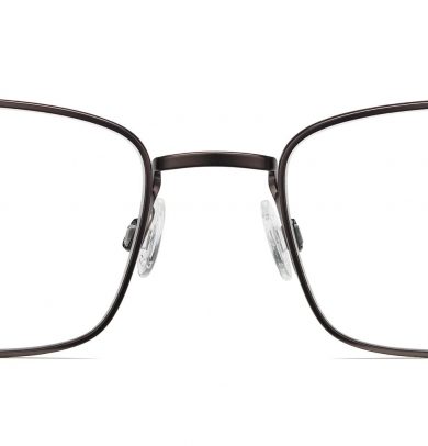 Thurston Wide Eyeglasses in Carbon (Non-Rx)