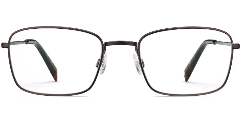 Thurston Wide Eyeglasses in Carbon (Non-Rx)