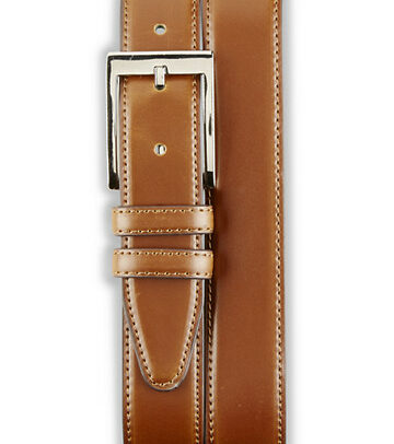 Big & Tall Harbor Bay Leather Dress Belt - Brown