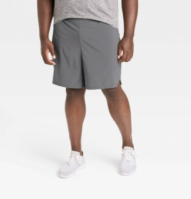 Men's Big & Tall 7" Lined Run Shorts - All in Motion Matte Gray L