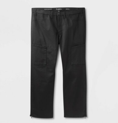 Men's Big & Tall Slim Fit Adaptive Jeans - Goodfellow & Co Black 40x36