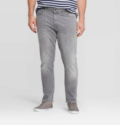 Men's Big & Tall Slim Fit Jeans - Goodfellow & Co Gray 40x36