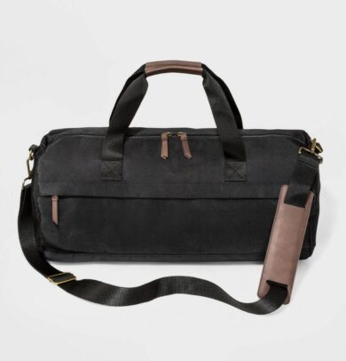 Men's Carry On Duffel Weekender Bag - Goodfellow & Co Black