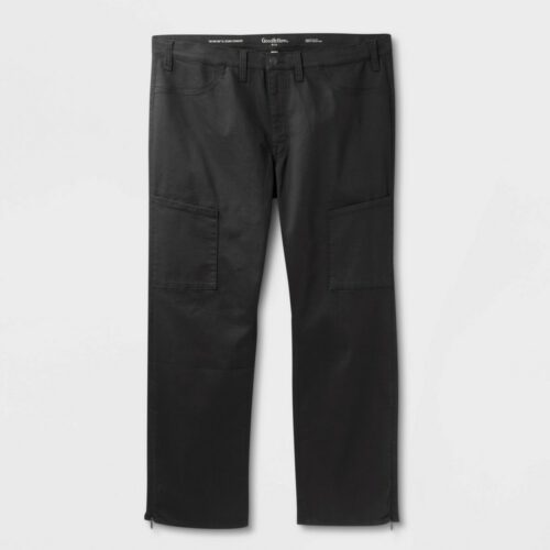 Men's Big & Tall Slim Fit Adaptive Jeans - Goodfellow & Co™ Black 30x36
