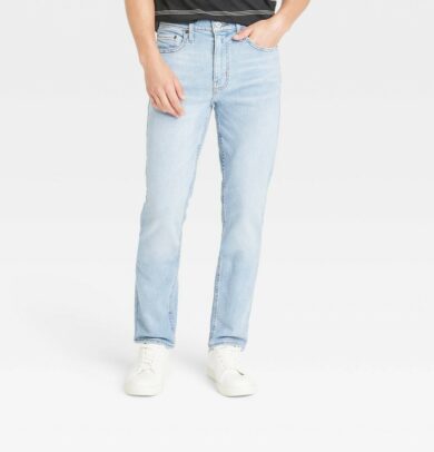 Men's Big & Tall Slim Fit Jeans - Goodfellow & Co™ Light Blue Denim 336