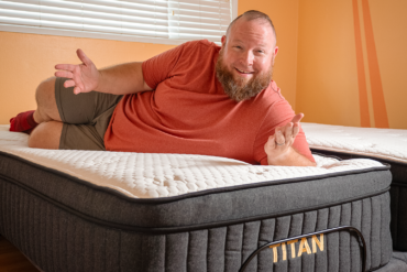 Titan Mattress big guy heavy sleeper review