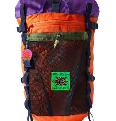 Brain Dead - Equipment Climbing Mesh-Trimmed Colour-Block Ripstop Backpack - Men - Orange