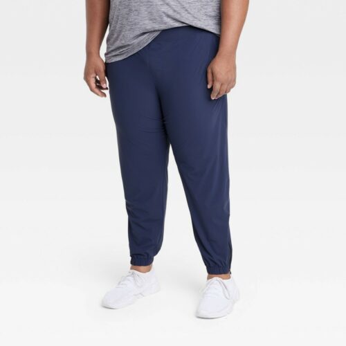 Men's Big Lightweight Tricot Joggers - All in Motion™ Navy L