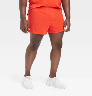 Men's Big Lined Run Shorts 3" - All in Motion™ Red 2