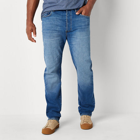 mutual weave Adaptive Big and Tall Mens Tapered Leg Regular Fit Jean, 40 36, Blue