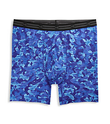 Big & Tall Harbor Bay Abstract Camo Performance Boxer Briefs - Surf The Web