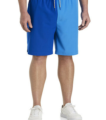 Big & Tall Society of One All Day Every Day Colorblocked Swim Shorts - Blue