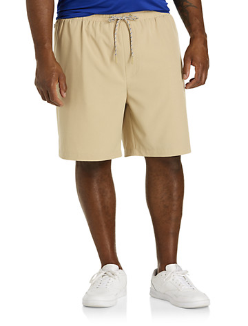 Big & Tall Society of One All Day Every Day Solid Swim Shorts - Tan