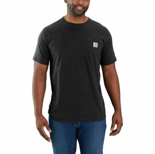 Carhartt Force Relaxed Fit Midweight Short-Sleeve Pocket T-Shirt | Black | L