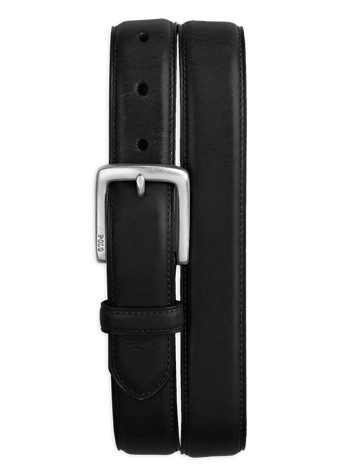 Big & Tall Polo Ralph Lauren Suffield Leather Belt - Black