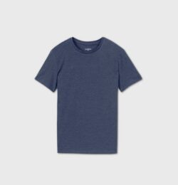 Men's Big & Tall Every Wear Short Sleeve T-Shirt - Goodfellow & Co™ Jamestown Blue MT