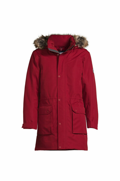 Men's Big and Tall Expedition Waterproof Winter Down Parka - Lands' End - Red - LT