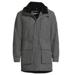 Men's Big and Tall Squall Insulated Waterproof Winter Parka - Lands' End - Gray - LT