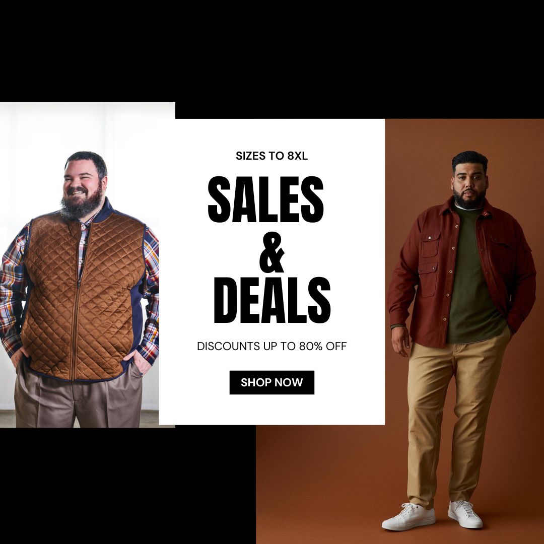 Chubstr big & tall sales and deals