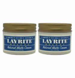 Layrite Natural Matte Cream 4.25 Oz (Pack of 2)