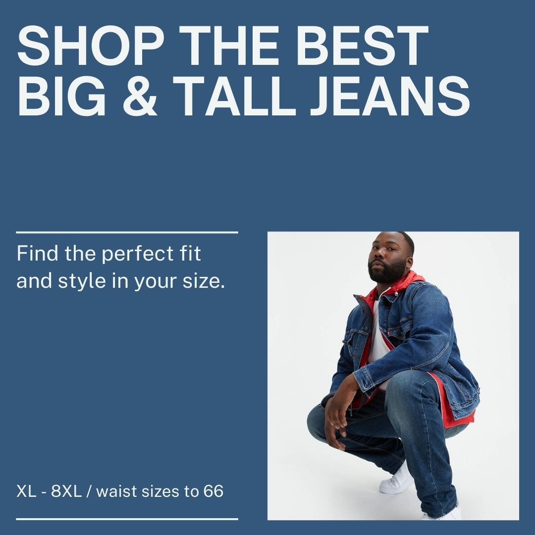 Shop big & tall jeans at Chubstr