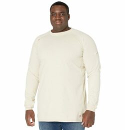 Ariat Big Tall FR Work Crew T-Shirt (Sand) Men's Clothing