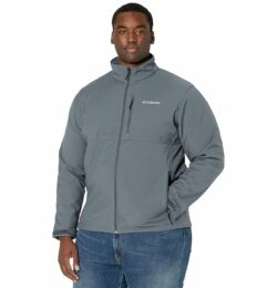 Columbia Big Tall Ascender Softshell Jacket (Graphite) Men's Coat