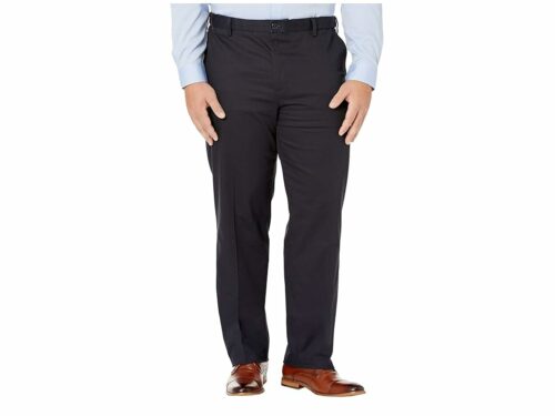 Dockers Big Tall Classic Fit Signature Khaki Lux Cotton Stretch Pants (Dockers Navy) Men's Casual Pants