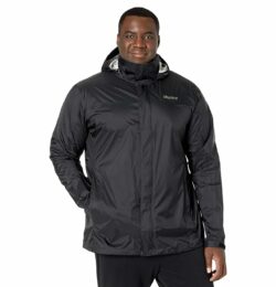 Marmot Big Tall PreCip(c) Eco Jacket (Black) Men's Clothing