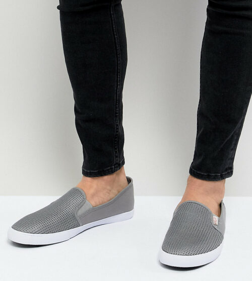 Original Penguin Wide Fit Mesh Sneakers In Gray