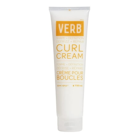 Verb Curl Cream Vegan Curl Styling Cream Lightweight Leave In Curl Defining Cream Anti-Frizz Curl Cream Provides Shape Softness and Hold Paraben Free Sulfate Free Curl Styler 5.3 fl oz