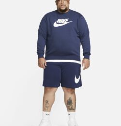 Nike Big & Tall Graphic Crew in Blue