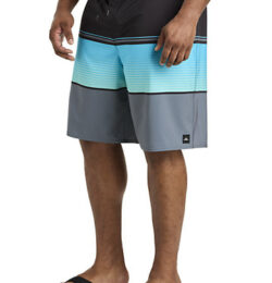 Big & Tall O'Neill Lennox Colorblock Stripe Board Shorts - Black