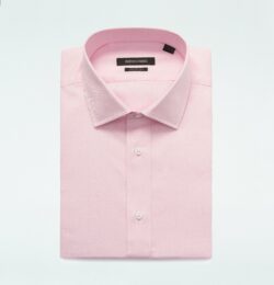 Indochino Men's Custom Hadleigh Plaid Pink Shirt 100% Cotton