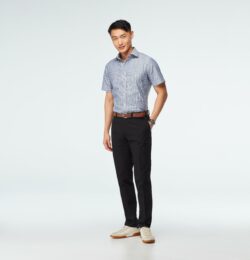 Indochino Men's Custom Halton Black Chino Pants 100% Cotton