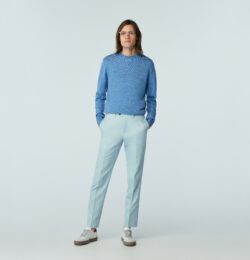 Indochino Men's Custom Halton Soft Blue Chino Pants 100% Cotton