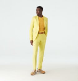 Indochino Men's Custom Harrogate Yellow Suit Wool/Cashmere