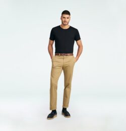 Indochino Men's Custom Houndslow Khaki Chino Brown Pants 100% Cotton