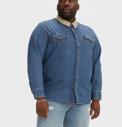 Levi's Relaxed Fit Western Shirt Chambray (Big) - Men's 2
