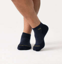 Men's Solid Cushioned No Show Socks