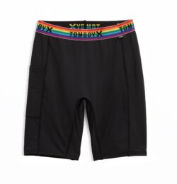 Swim 9" Shorts with Pocket - Black Rainbow