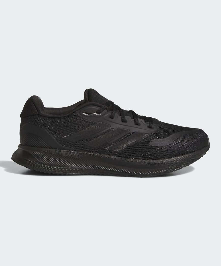adidas Runfalcon 5 Wide Running Shoes Core Black 8 Mens