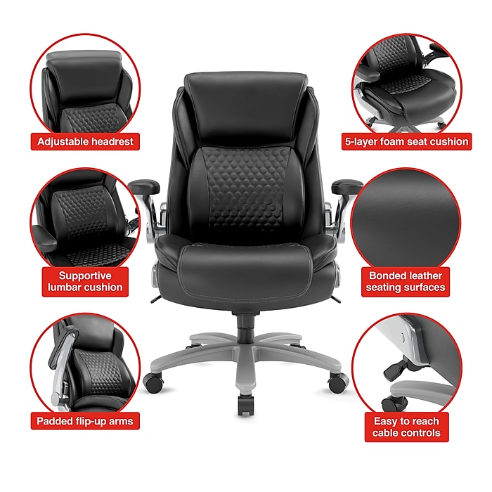 Staples Hyperflex Chair Tried & Tested: Staples Randolph Big & Tall Office Chair Review | Chubstr