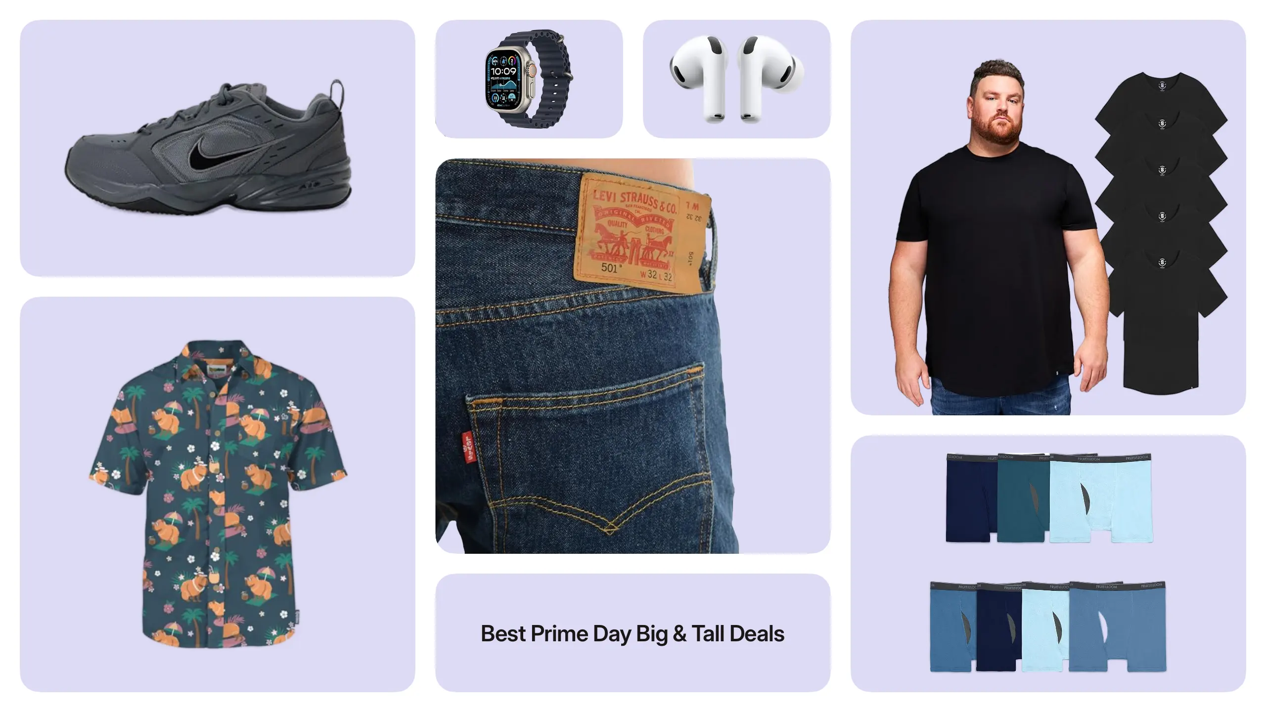 Best Amazon Prime Day Deals for Big & Tall Men in 2026 – Updated Daily